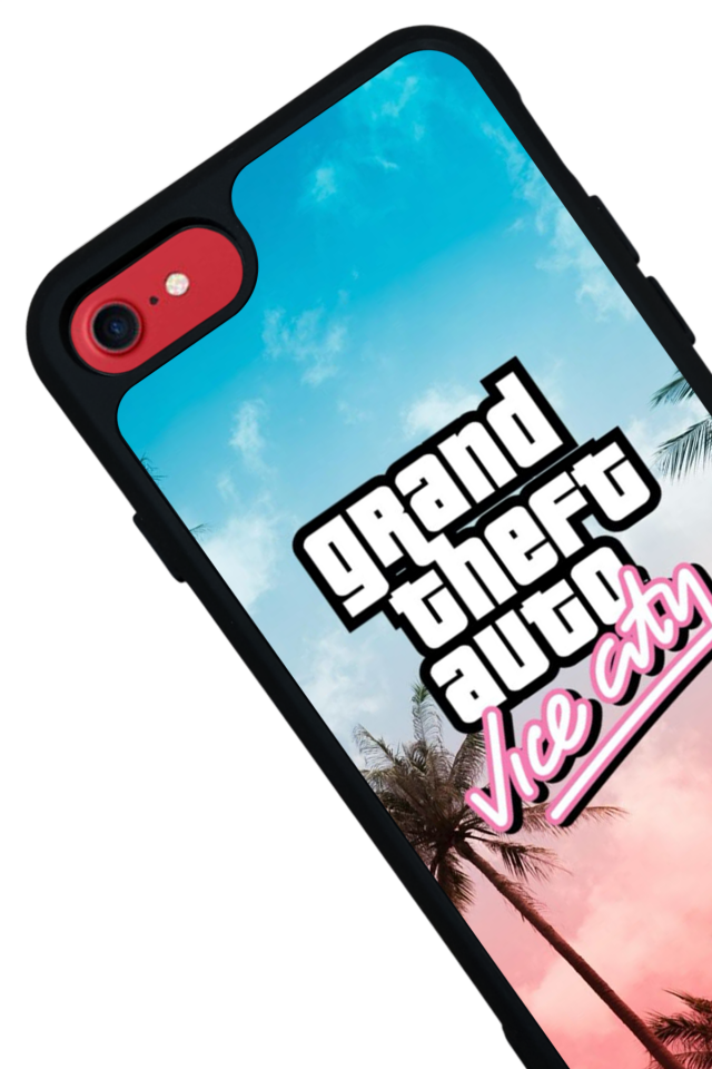 iPhone 8 Uyumlu GTA Tasarımlı Glossy Premium Kılıf
