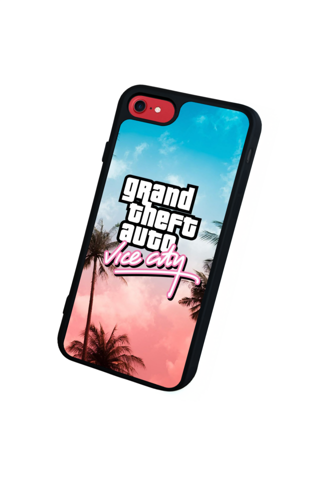 iPhone 8 Uyumlu GTA Tasarımlı Glossy Premium Kılıf
