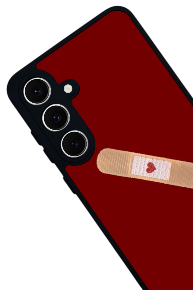 Samsung Galaxy S24 FE Uyumlu Kalp Love Tasarımlı Glossy Premium Kılıf