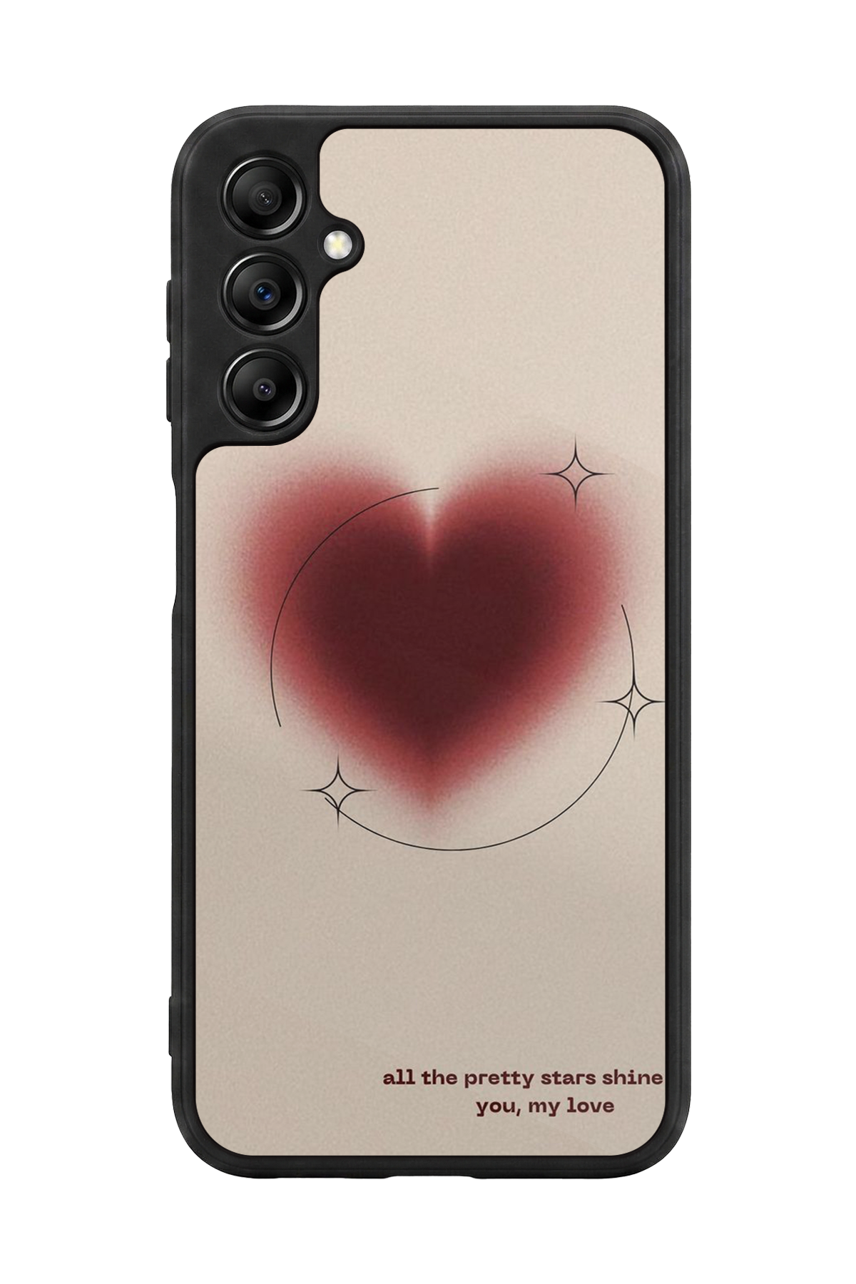 Samsung Galaxy A14 Uyumlu Kalp Love Tasarımlı Glossy Premium Kılıf