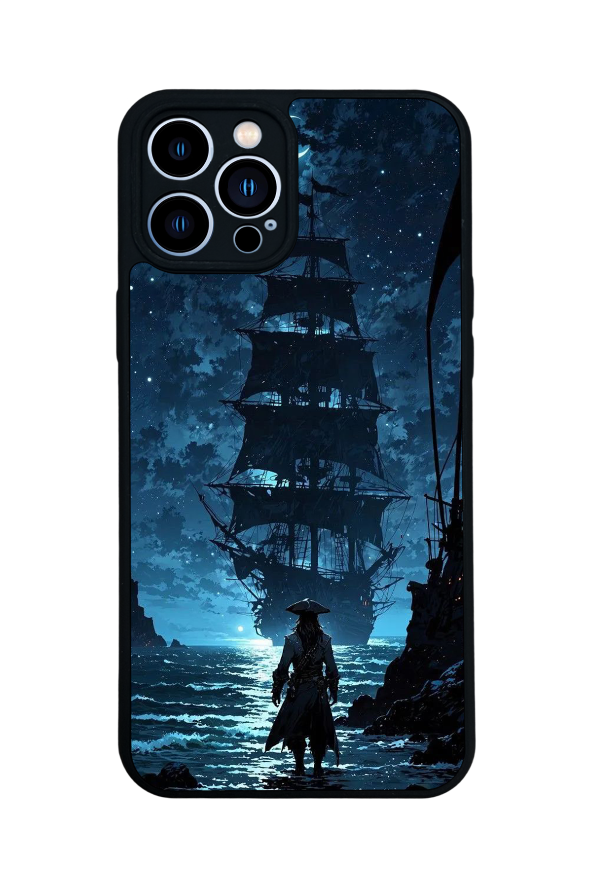 iPhone 13 Pro Max Uyumlu Korsan Tasarımlı Glossy Premium Kılıf