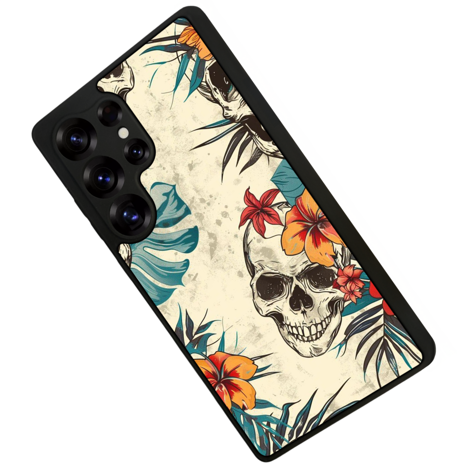 Samsung Galaxy S25 Ultra Uyumlu KuruKafa Tasarımlı Glossy Premium Kılıf