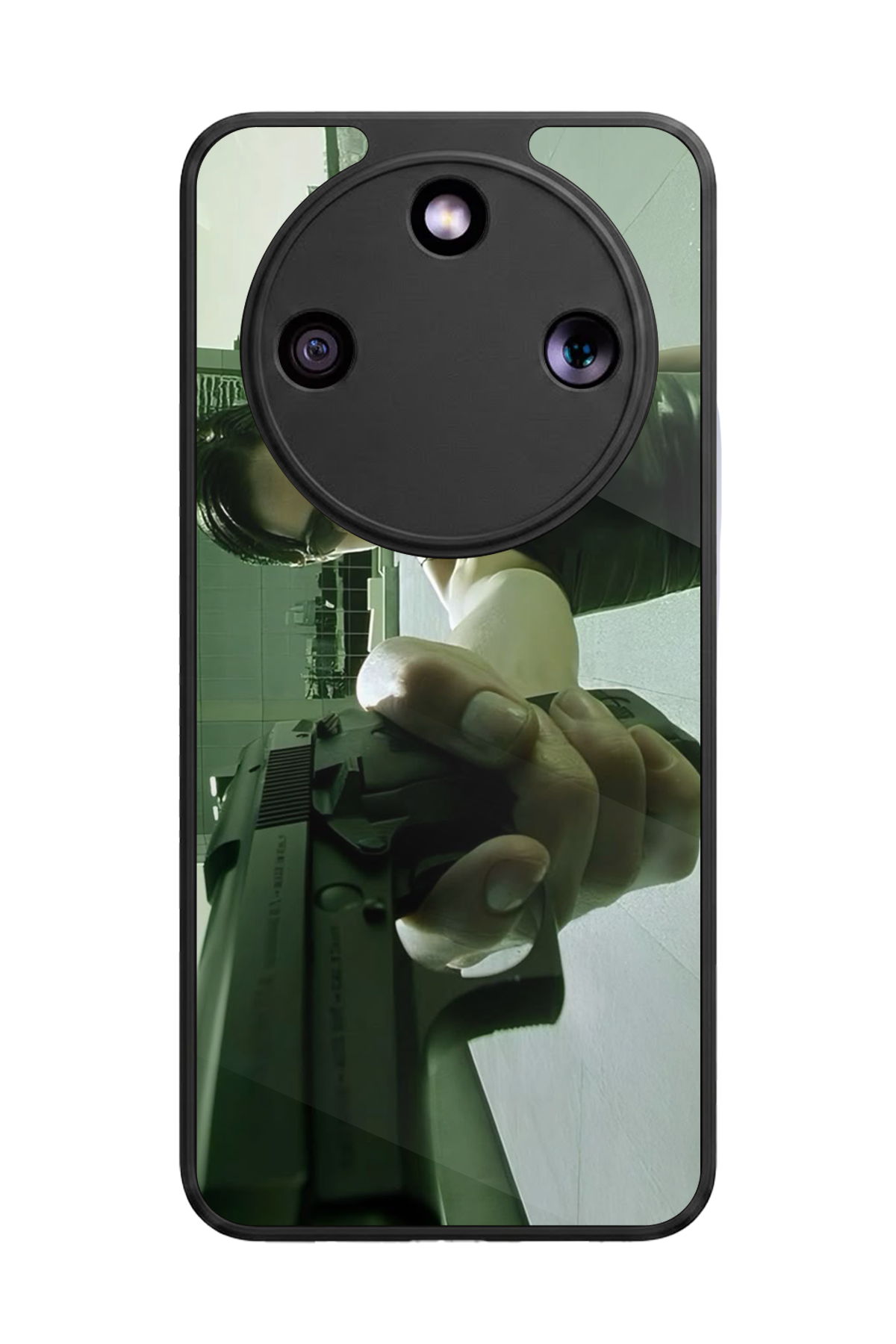 Honor Magic 8 Lite Uyumlu MatriHonor Magic 8 Lite Tasarımlı Glossy Premium Kılıf