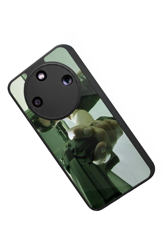 Honor Magic 8 Lite Uyumlu MatriHonor Magic 8 Lite Tasarımlı Glossy Premium Kılıf