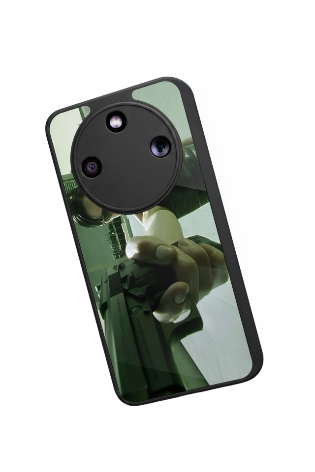 Honor Magic 8 Lite Uyumlu MatriHonor Magic 8 Lite Tasarımlı Glossy Premium Kılıf