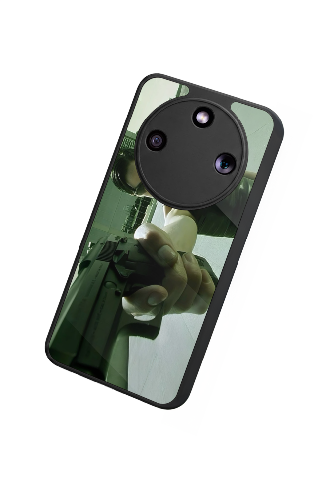 Honor Magic 8 Lite Uyumlu MatriHonor Magic 8 Lite Tasarımlı Glossy Premium Kılıf