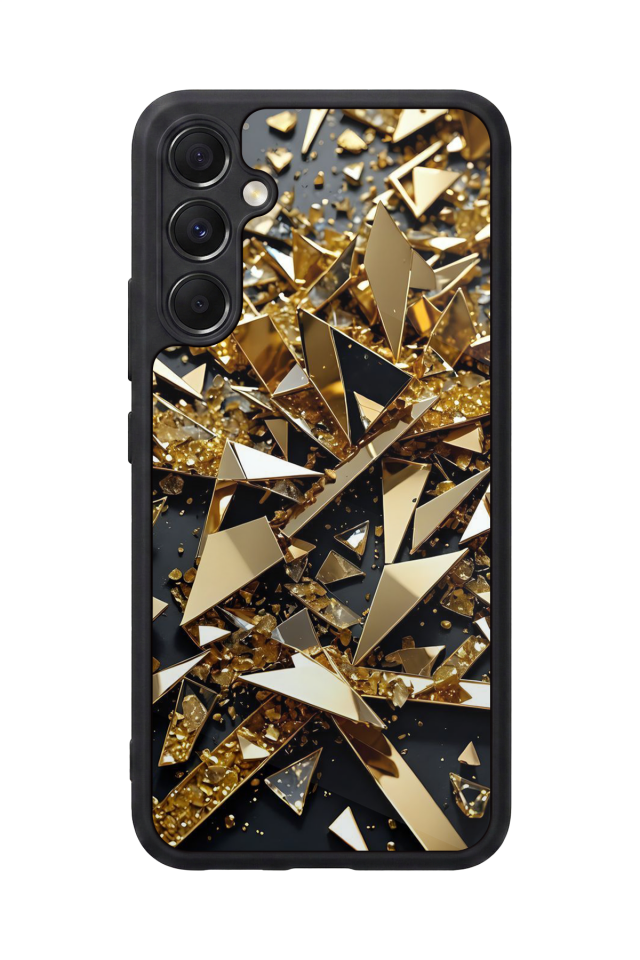 Samsung Galaxy A34 Uyumlu Mermer Marble Tasarımlı Glossy Premium Kılıf