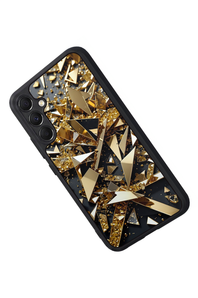 Samsung Galaxy A34 Uyumlu Mermer Marble Tasarımlı Glossy Premium Kılıf