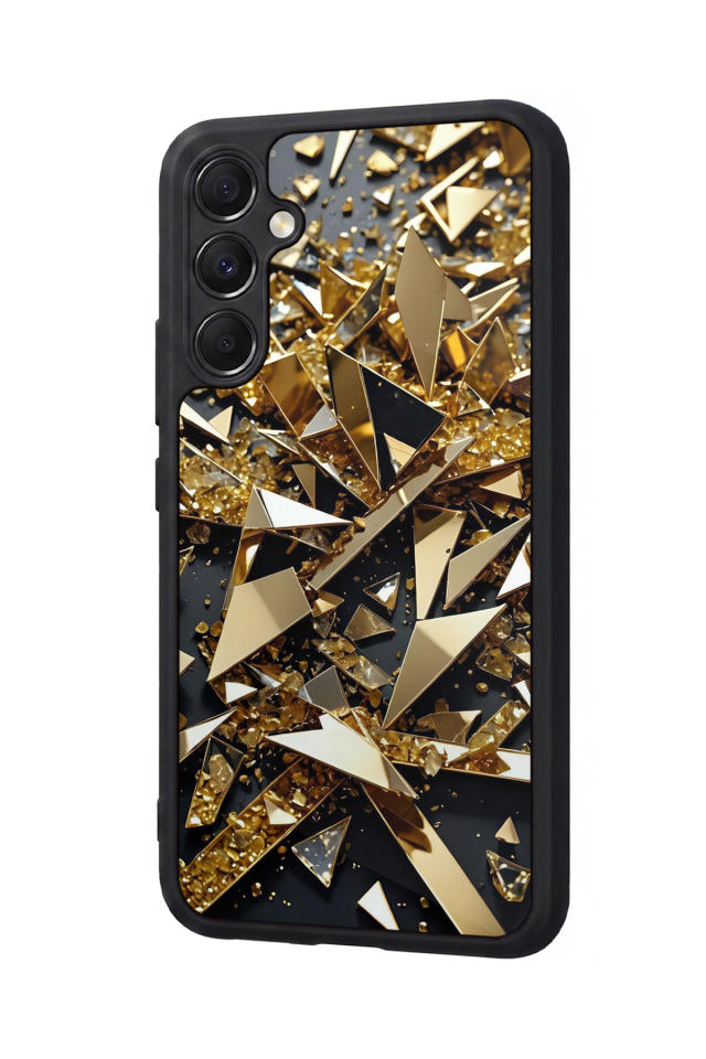 Samsung Galaxy A34 Uyumlu Mermer Marble Tasarımlı Glossy Premium Kılıf