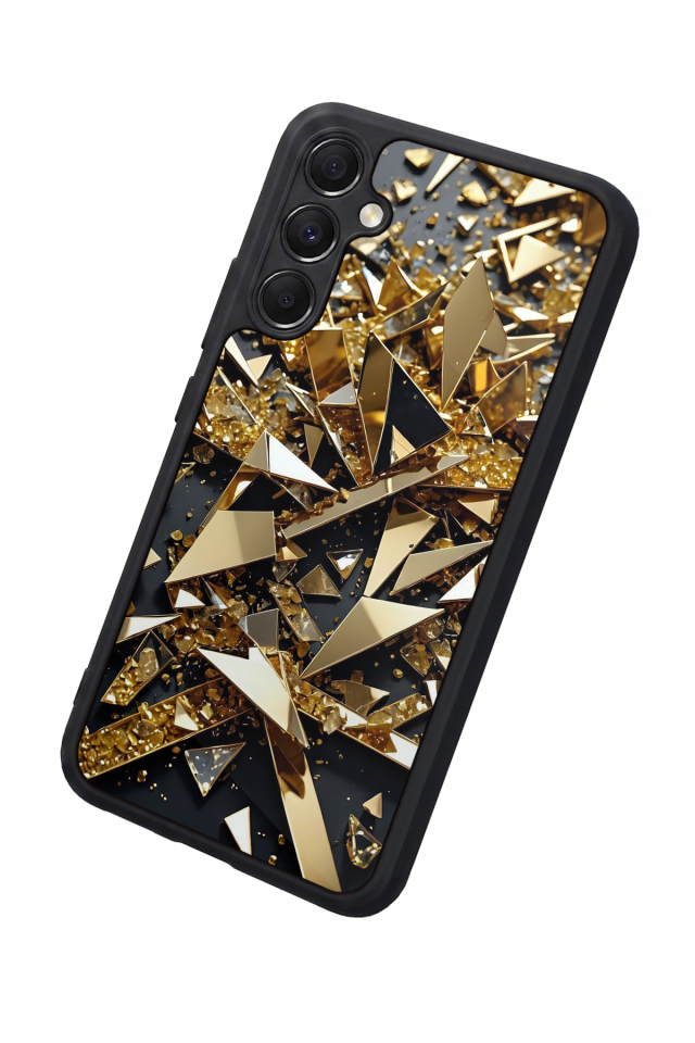 Samsung Galaxy A34 Uyumlu Mermer Marble Tasarımlı Glossy Premium Kılıf