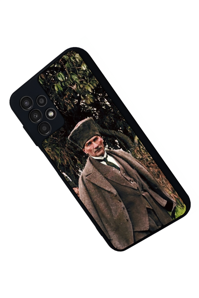 Samsung Galaxy A13 Uyumlu Mustafa Kemal Ataturk Tasarımlı Glossy Premium Kılıf