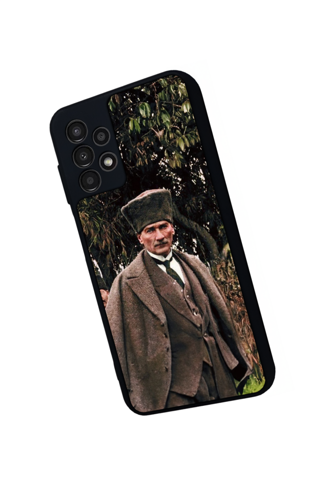 Samsung Galaxy A13 Uyumlu Mustafa Kemal Ataturk Tasarımlı Glossy Premium Kılıf