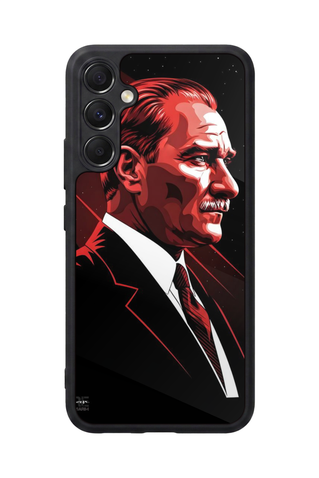 Samsung Galaxy M34 Uyumlu Mustafa Kemal Ataturk Tasarımlı Glossy Premium Kılıf