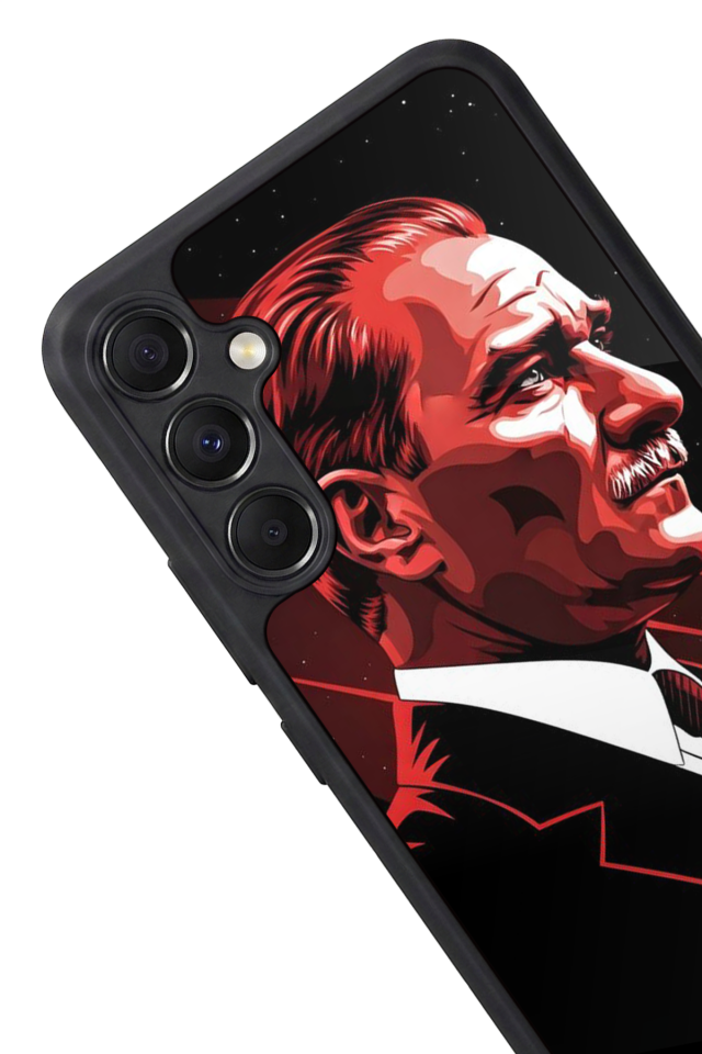 Samsung Galaxy M34 Uyumlu Mustafa Kemal Ataturk Tasarımlı Glossy Premium Kılıf