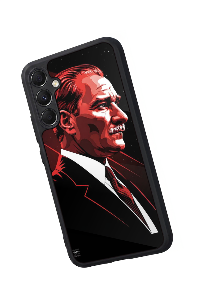 Samsung Galaxy M34 Uyumlu Mustafa Kemal Ataturk Tasarımlı Glossy Premium Kılıf