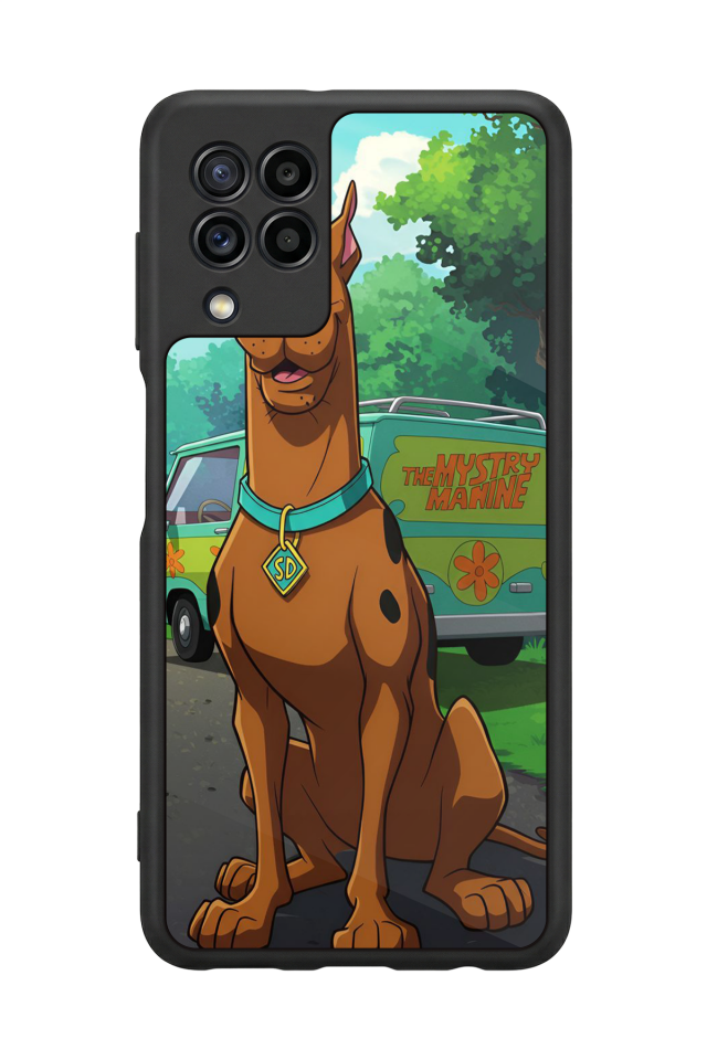 Samsung Galaxy M32 Uyumlu Scooby Doo Tasarımlı Glossy Premium Kılıf