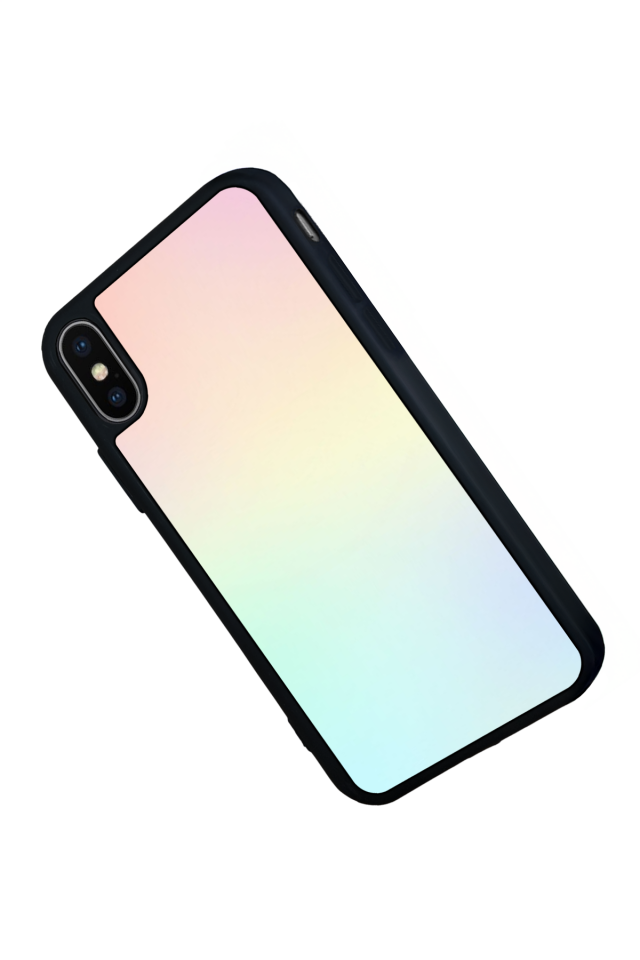iPhone XS Max Uyumlu Soft Degrade Tasarımlı Glossy Premium Kılıf