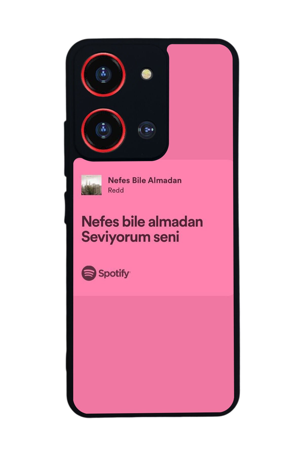 Reeder S19 Max Pro S ZOOM Uyumlu Sarki Sozleri Tasarımlı Glossy Premium Kılıf