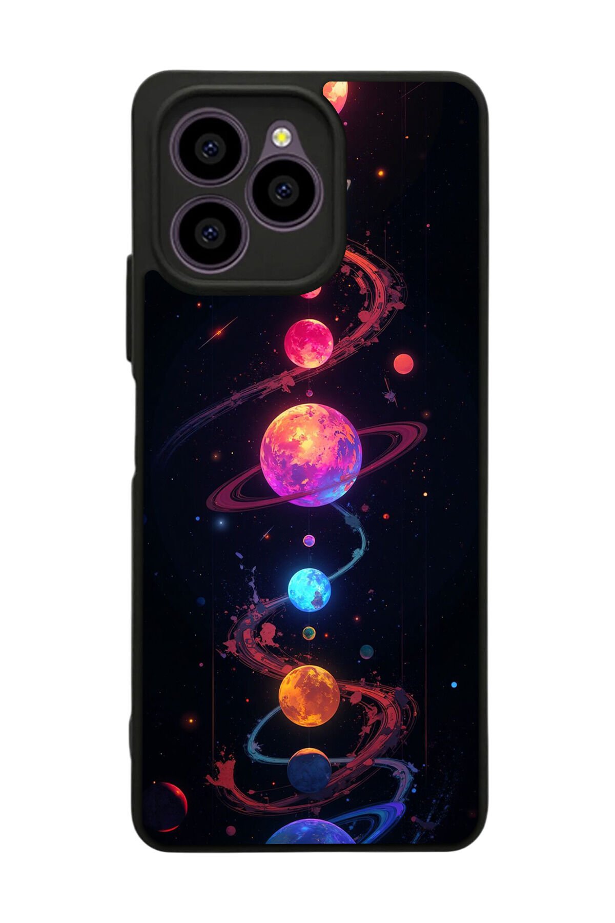 Omix X6 Uyumlu Uzay Tasarımlı Glossy Premium Kılıf