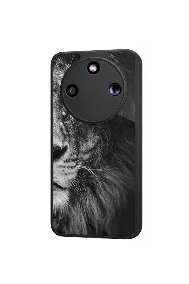 Honor Magic 8 Lite Uyumlu Aslan Tasarımlı Glossy Premium Kılıf