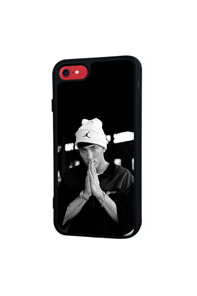 iPhone SE Uyumlu Eminem Tasarımlı Glossy Premium Kılıf