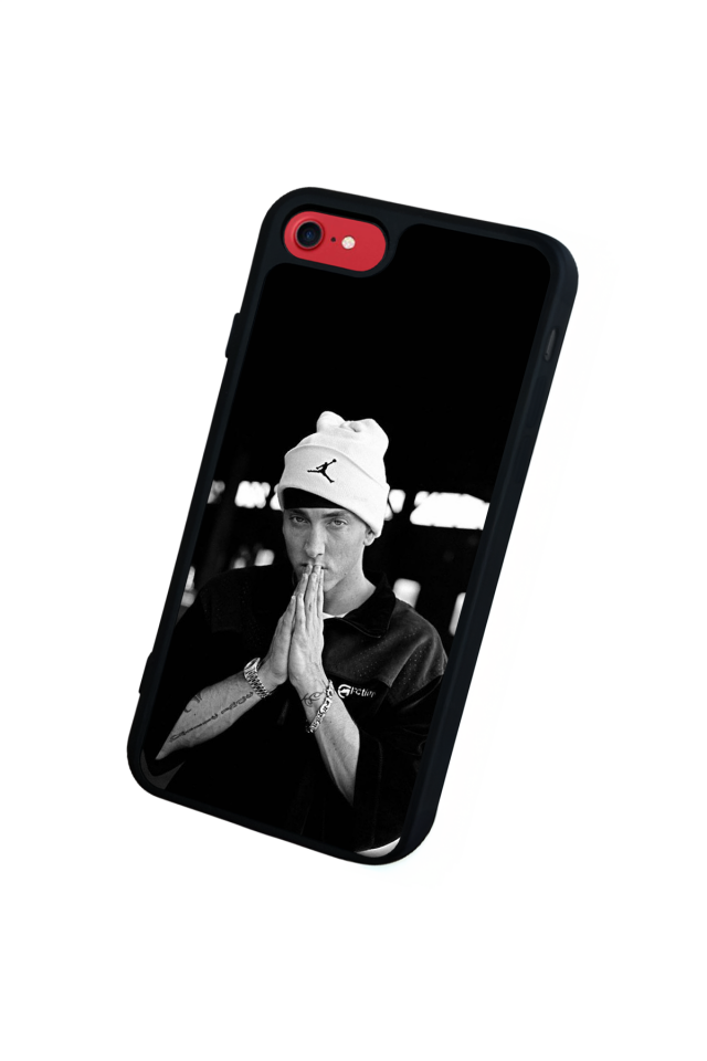 iPhone SE Uyumlu Eminem Tasarımlı Glossy Premium Kılıf