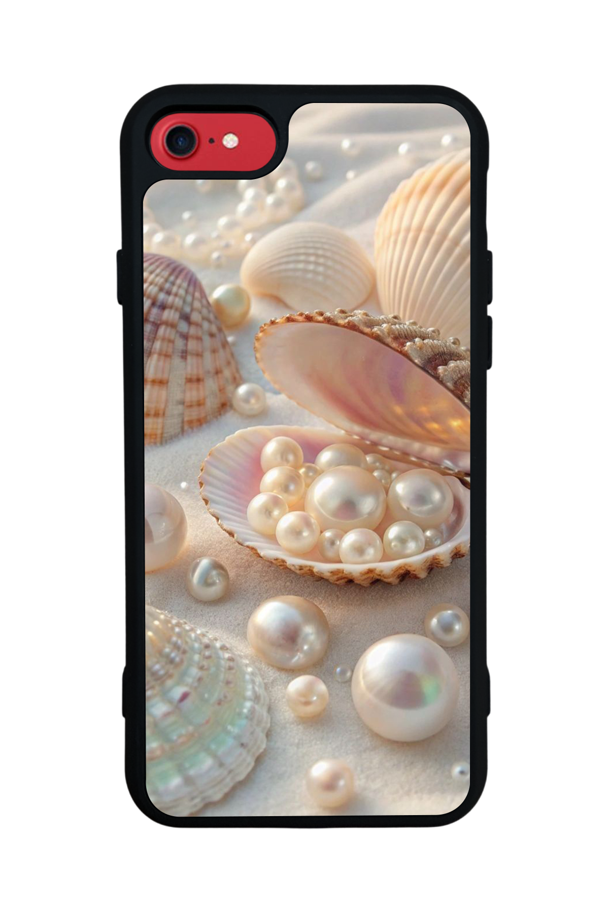 iPhone 7 Uyumlu  İnci Tasarımlı Glossy Premium Kılıf