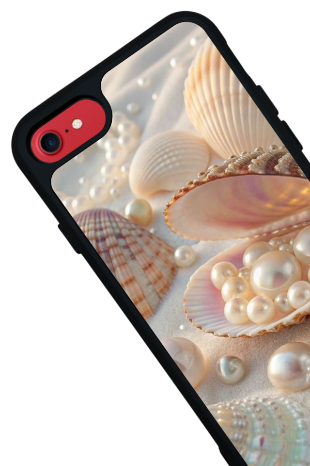 iPhone 7 Uyumlu  İnci Tasarımlı Glossy Premium Kılıf