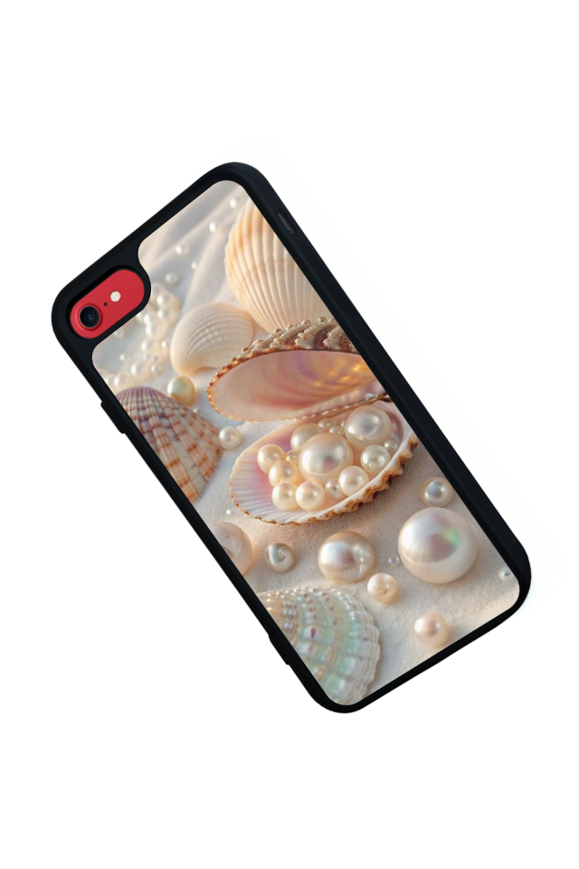 iPhone 7 Uyumlu  İnci Tasarımlı Glossy Premium Kılıf