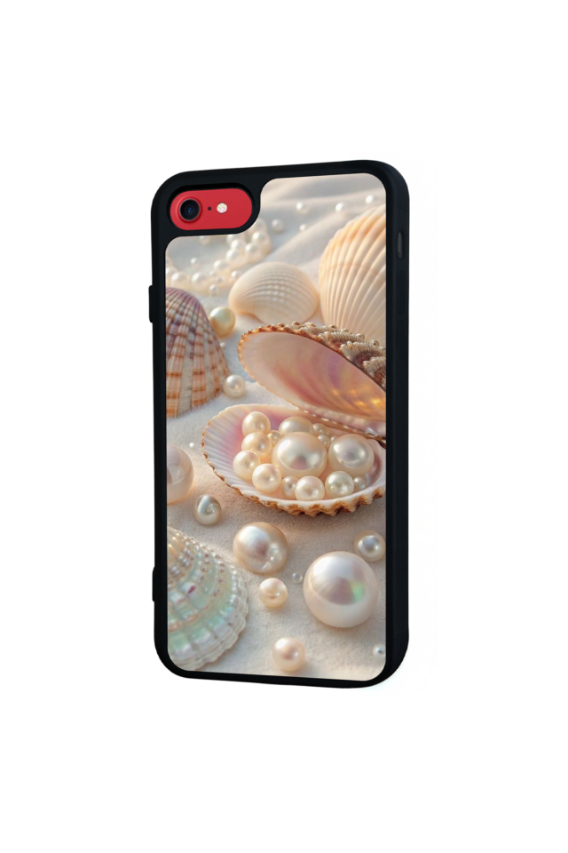 iPhone 7 Uyumlu  İnci Tasarımlı Glossy Premium Kılıf