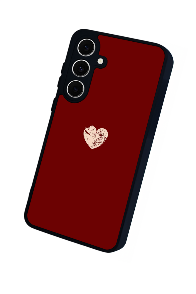 Samsung Galaxy S24 FE Uyumlu Kalp Love Tasarımlı Glossy Premium Kılıf