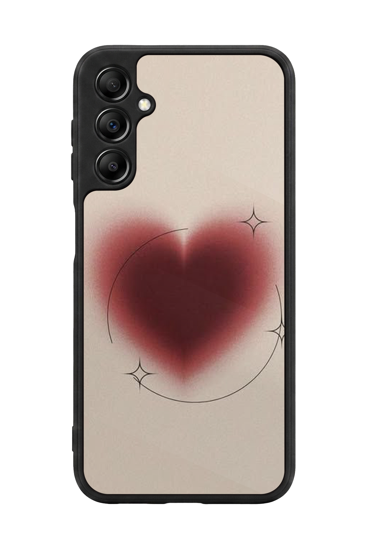 Samsung Galaxy A14 Uyumlu Kalp Love Tasarımlı Glossy Premium Kılıf