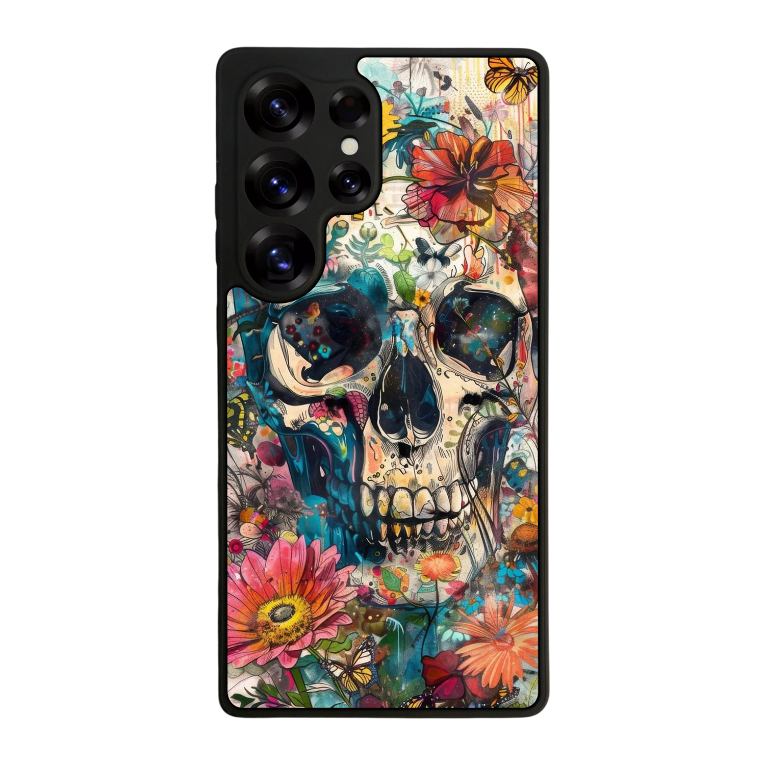Samsung Galaxy S25 Ultra Uyumlu KuruKafa Tasarımlı Glossy Premium Kılıf