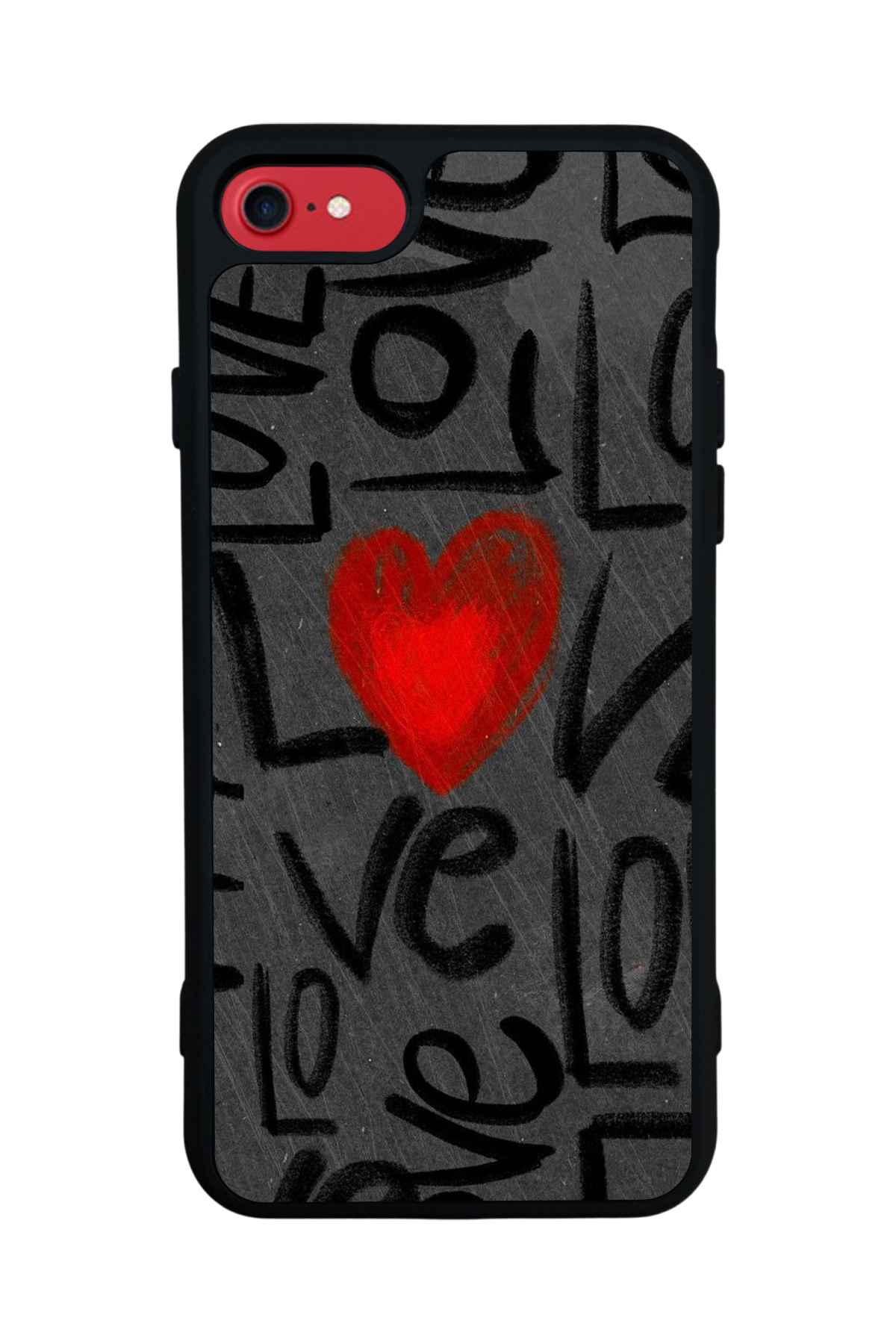 iPhone 8 Uyumlu Love Tasarımlı Glossy Premium Kılıf