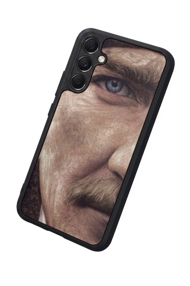 Samsung Galaxy M34 Uyumlu Mustafa Kemal Ataturk Tasarımlı Glossy Premium Kılıf