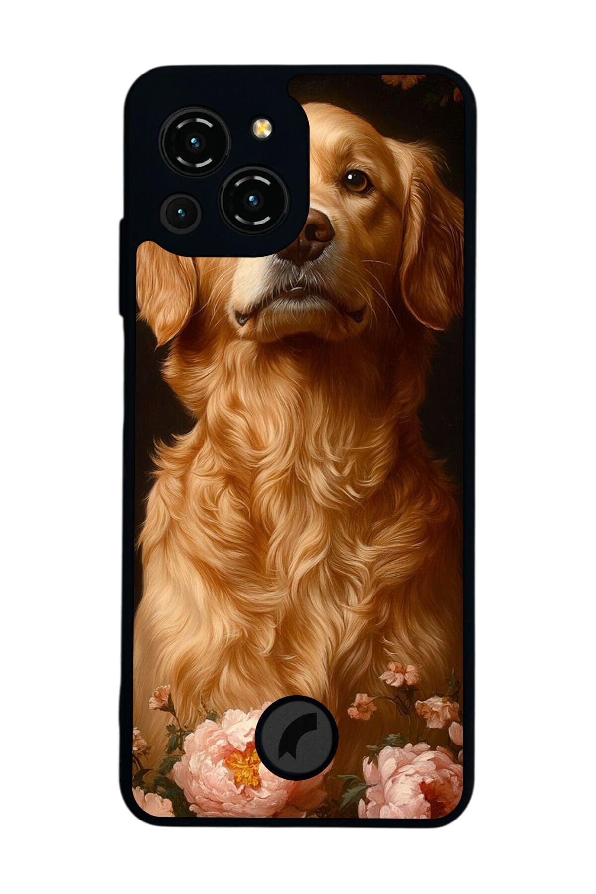 Reeder S23 Pro Max Uyumlu Golden Kopek Tasarımlı Glossy Premium Kılıf