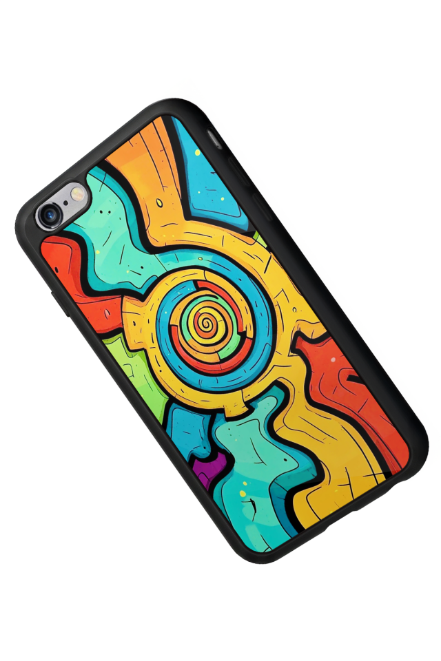 iPhone 6s Plus Uyumlu Abstract Tasarımlı Glossy Premium Kılıf