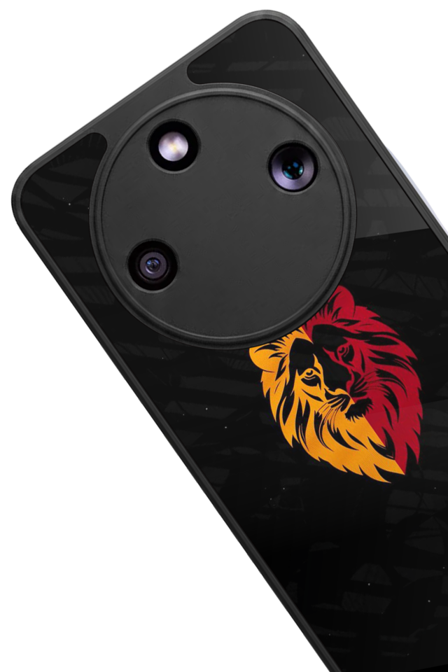 Honor Magic 8 Lite Uyumlu Aslan Tasarımlı Glossy Premium Kılıf