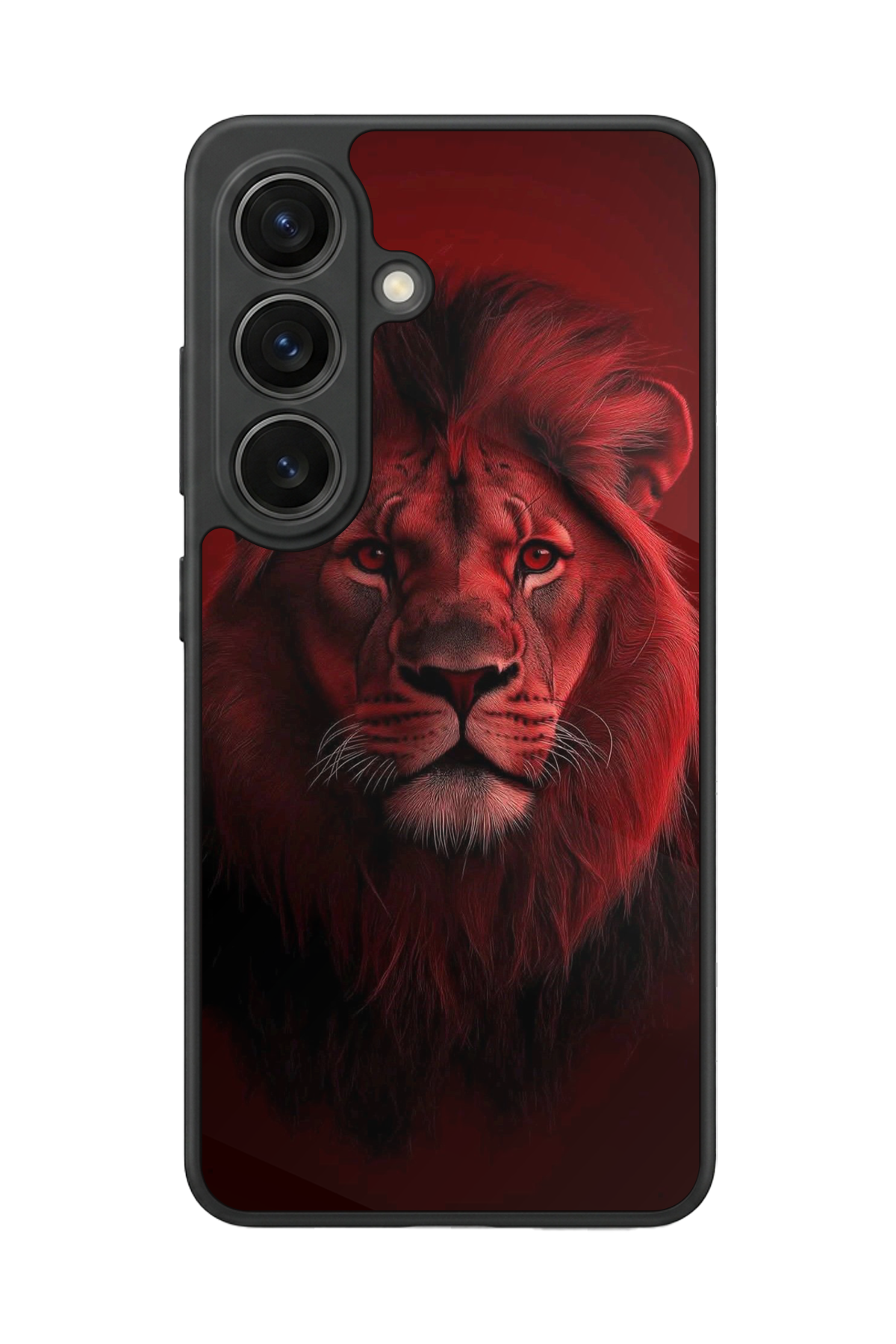 Samsung Galaxy S26 Uyumlu Aslan Tasarımlı Glossy Premium Kılıf