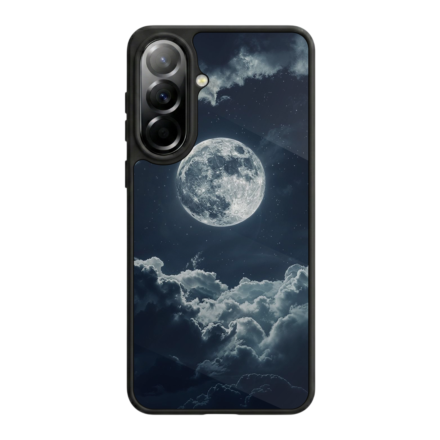 Samsung Galaxy A57 Uyumlu Ay Tasarımlı Glossy Premium Kılıf