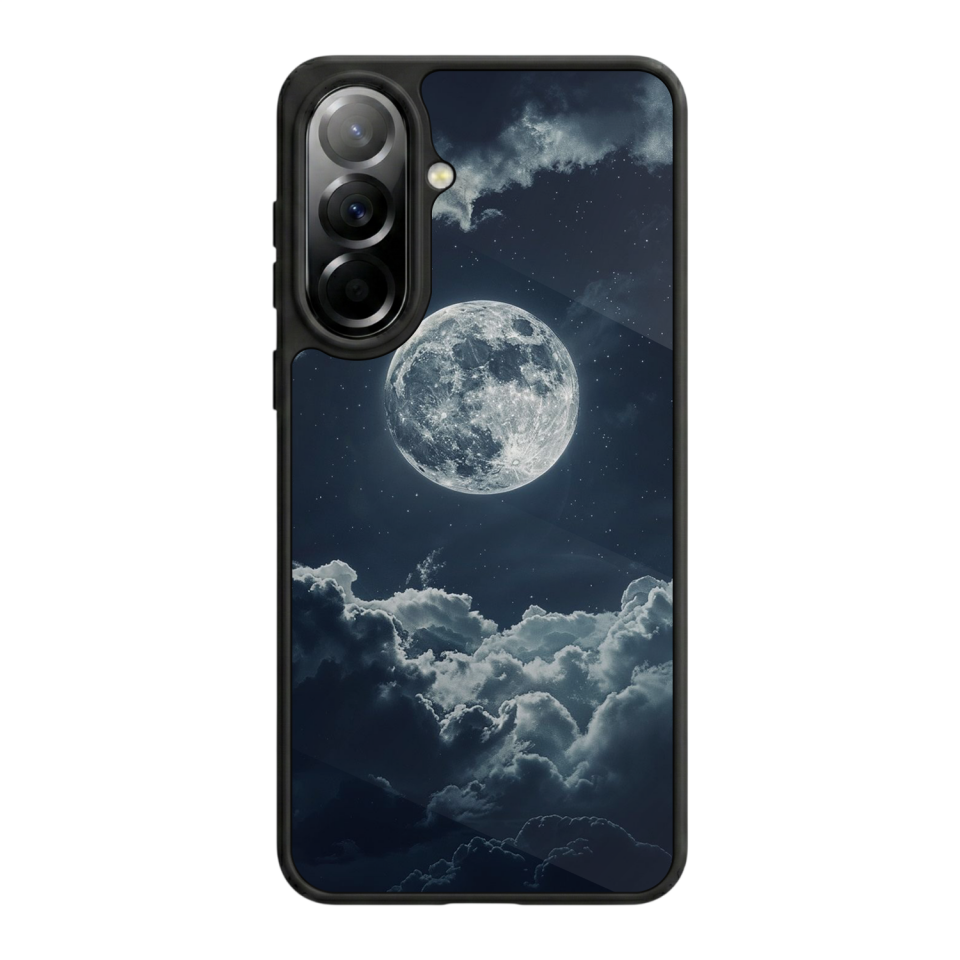 Samsung Galaxy A57 Uyumlu Ay Tasarımlı Glossy Premium Kılıf