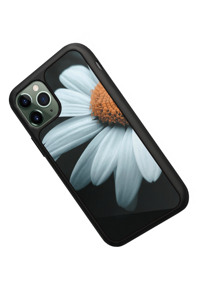 iPhone 11 Pro Uyumlu Cicek Tasarımlı Glossy Premium Kılıf