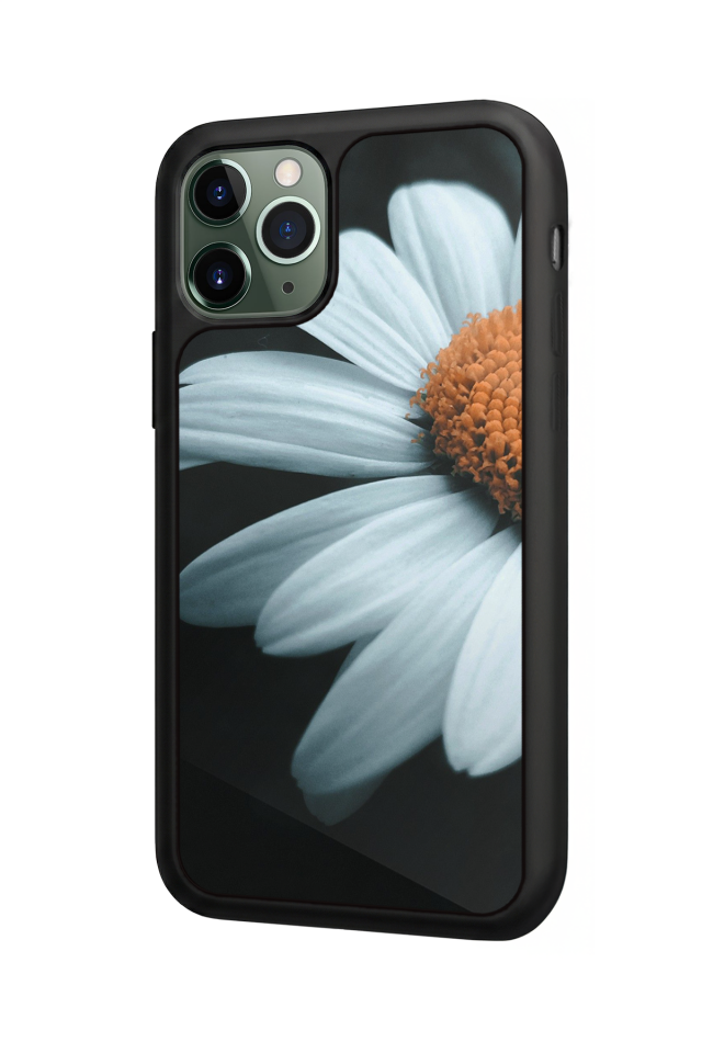 iPhone 11 Pro Uyumlu Cicek Tasarımlı Glossy Premium Kılıf
