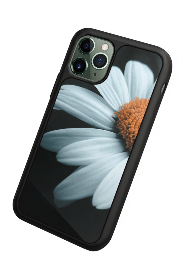 iPhone 11 Pro Uyumlu Cicek Tasarımlı Glossy Premium Kılıf