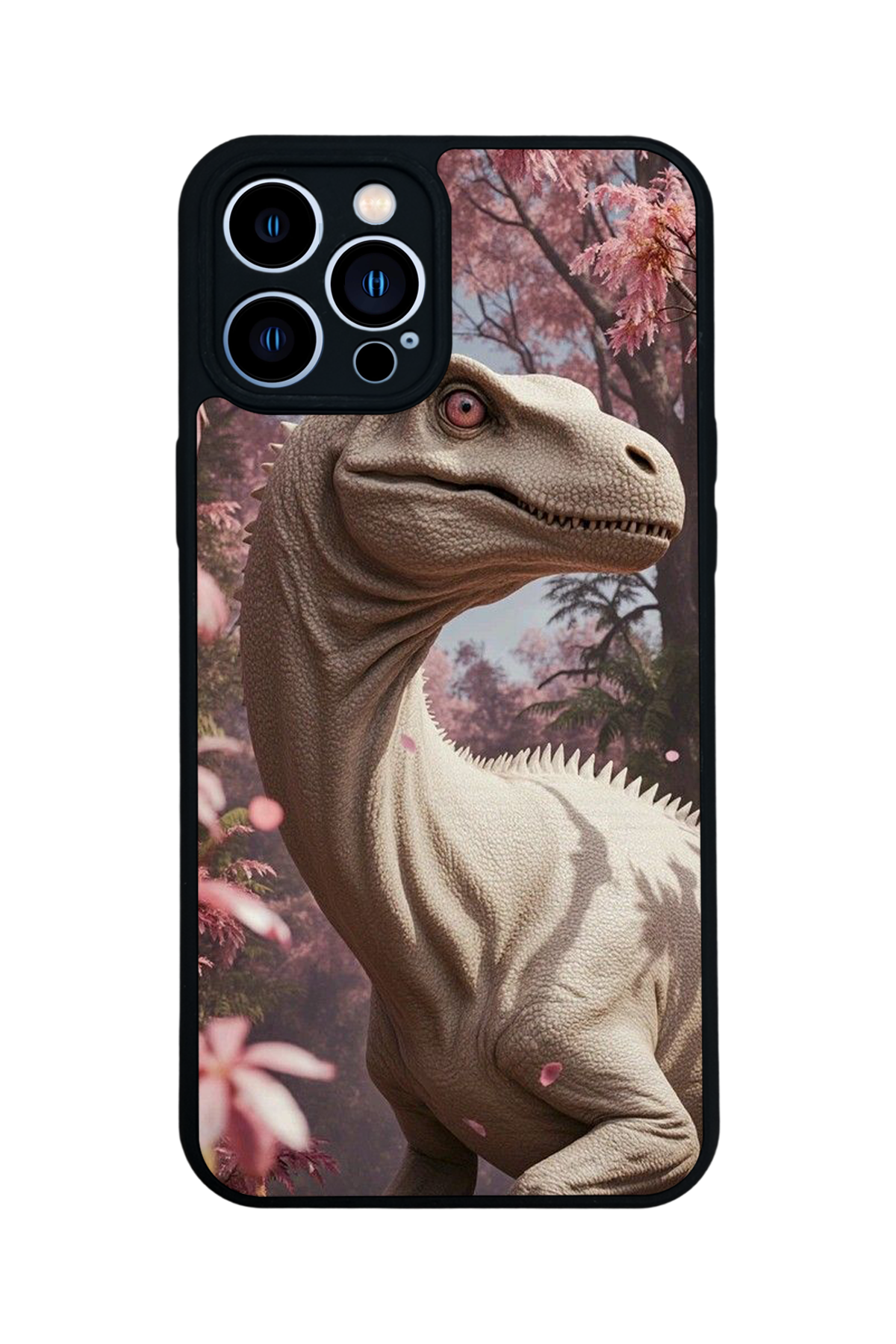 iPhone 12 Pro Max Uyumlu Dinazor Tasarımlı Glossy Premium Kılıf