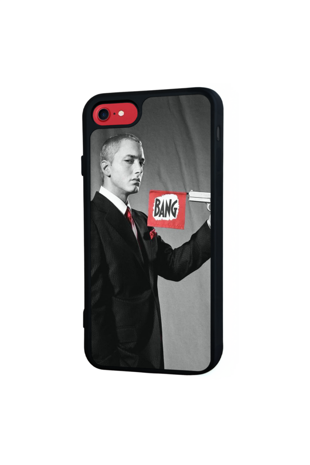 iPhone SE Uyumlu Eminem Tasarımlı Glossy Premium Kılıf