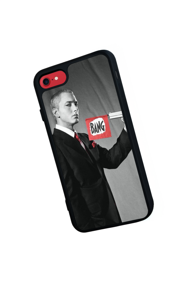 iPhone SE Uyumlu Eminem Tasarımlı Glossy Premium Kılıf