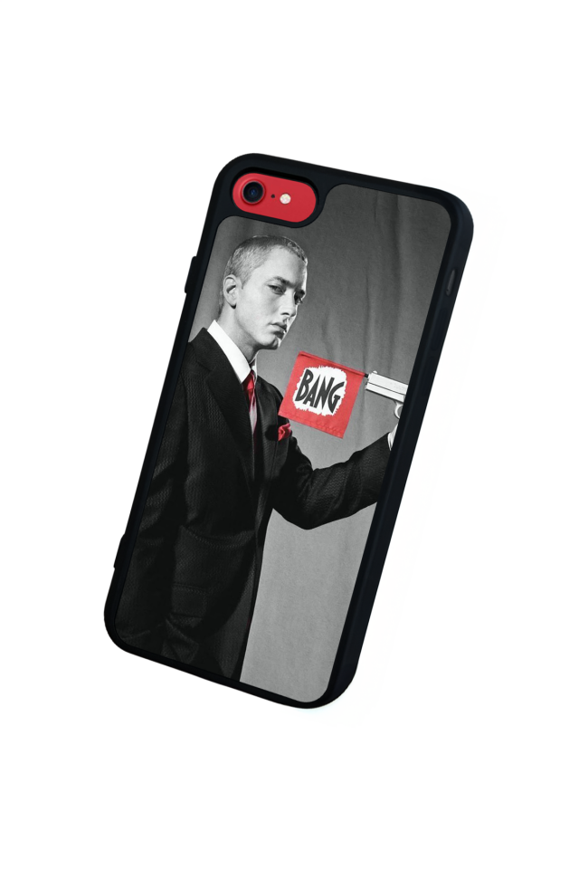 iPhone SE Uyumlu Eminem Tasarımlı Glossy Premium Kılıf