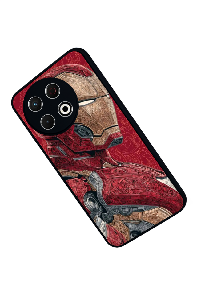 Tecno Spark 30 Pro Uyumlu  Iron Man ( Demir Adam ) Tasarımlı Glossy Premium Kılıf