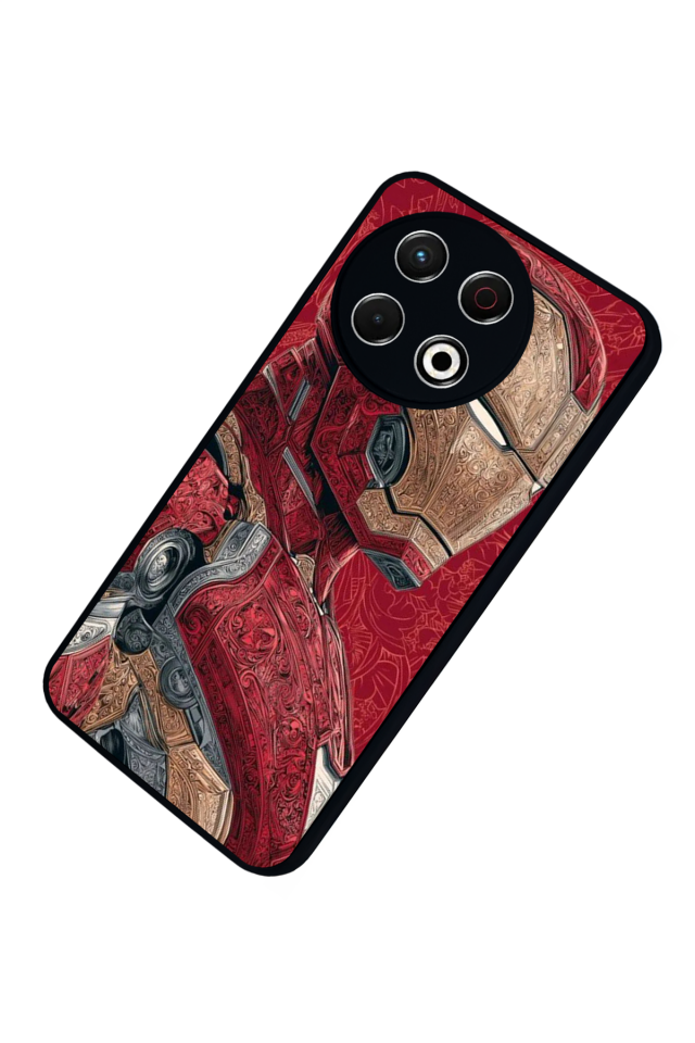 Tecno Spark 30 Pro Uyumlu  Iron Man ( Demir Adam ) Tasarımlı Glossy Premium Kılıf